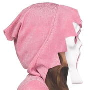 Fun World Womens Pink Glitter Ghost Face Dress Costume - Size Small/Medium - Pink