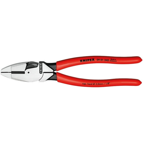 KNIPEX Tools 09 01 240 9.5-Inch Ultra-High Leverage Lineman's Pliers