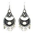 thumbnail image 1 of Pendientes Vintage Sunnimix estilo bohemio beige, 1 of 8