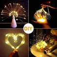thumbnail image 3 of 5pcs Fairy Hanging Firework Lights 300 LEDs Solar Powered with Remote Control Waterproof for Garden Gazebo Tree Decor, 3 of 7