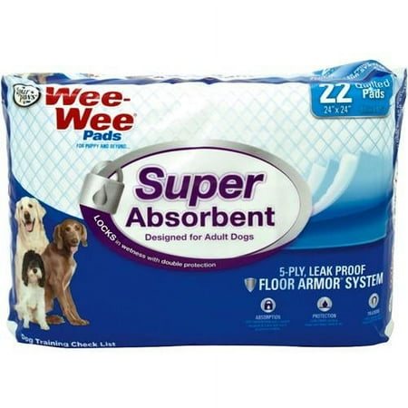 UPC: 0045663971137 | Four Paws Wee-Wee Super Absorbent Dog Training Pads 22 Count