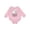 AD-Pink, variant on Loved by Jesus Cute Baby Lamb Baby Fleece Bodysuit