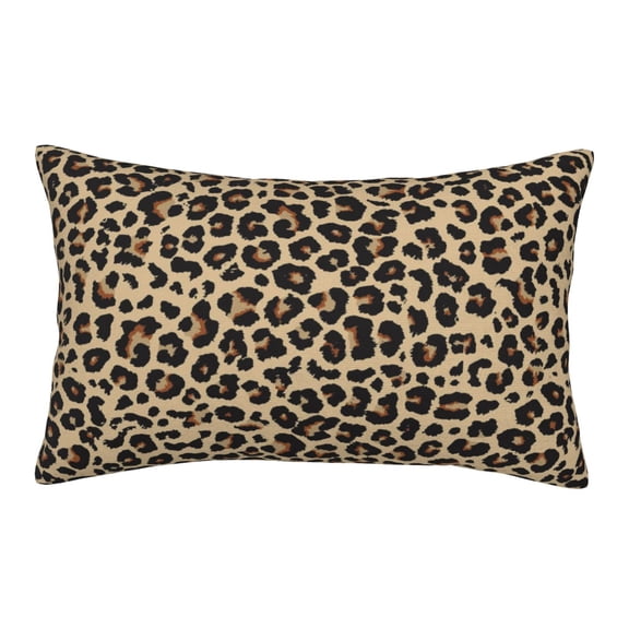 Rateoe Leopard Print-1 Pattern Pillow Covers with Invisible Zipper(Pillows are not Included) Standard Pillowcases-14"x20"