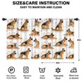 thumbnail image 2 of Blackout Kids Curtains,German Shepherd Dogs with Flowers Childrens Insulated Curtains Set Of 2,Bedroom Essentials,Toddler Room Decor 52x63in(132x160cm), 2 of 4