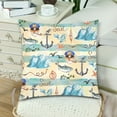 thumbnail image 2 of MKHERT Colorful Nautical Pattern Pillowcase Pillow Protector Cushion Cover 18x18 inch,Set of 2, 2 of 3