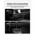 thumbnail image 3 of Cargador inalámbrico de coche Belkin de 15 W magnético para iPhone, color gris, 3 of 6