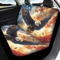 thumbnail image 4 of Pzuqiu Car Seat Covers Full Set Fashion, Compatible with Van Seats Car Interiors, Automotive Seat Cover Fit for Sedans Cars Easy to Install, American Flag Eagle, 4 of 10