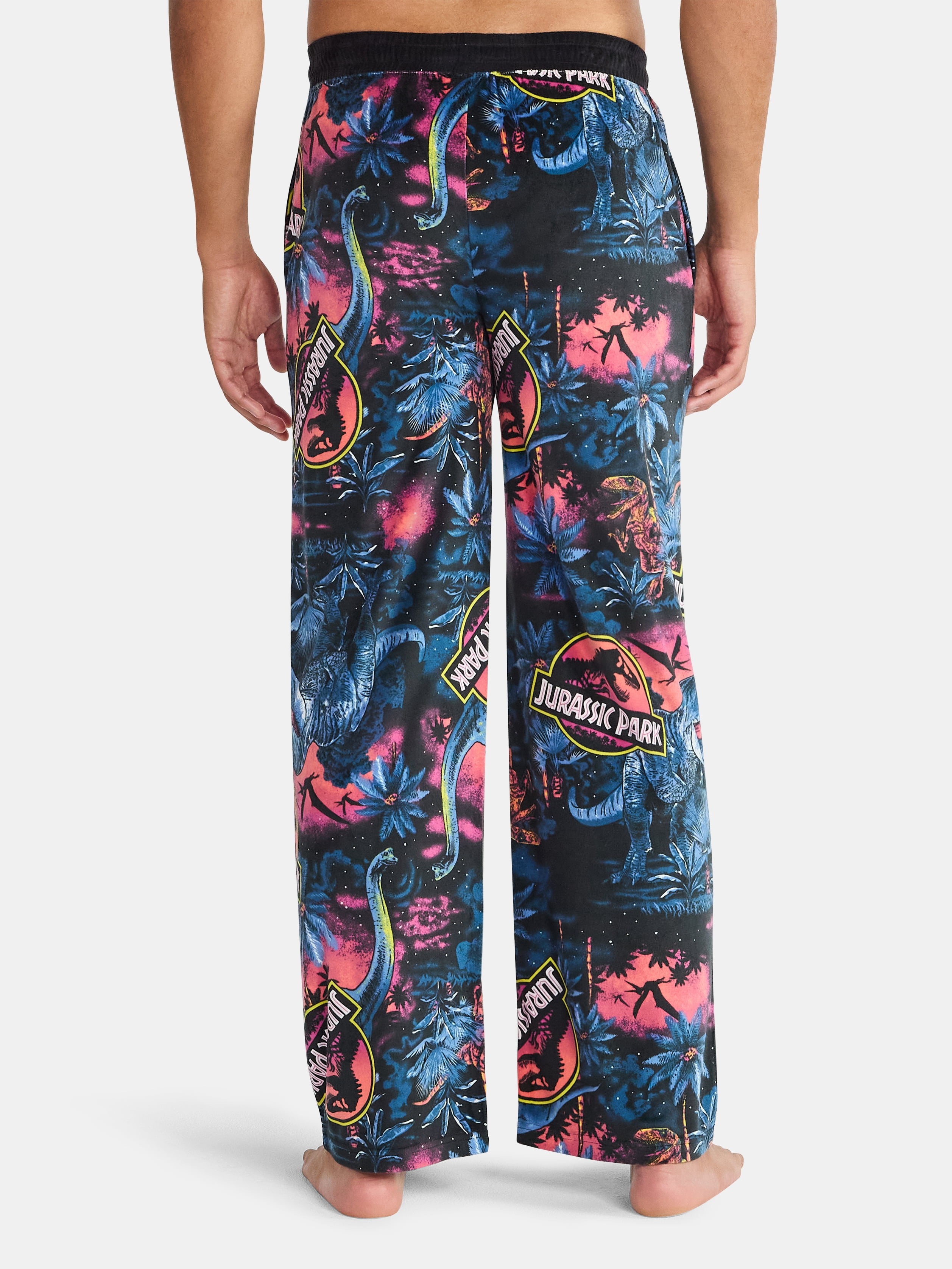 Jurassic Park Men's and Big Men's Split Leg Graphic Pants, Sizes S-2XL