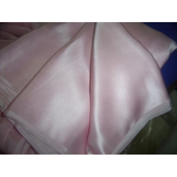 100% pure Silk Satin fabric baby pink colour 54quot; wide