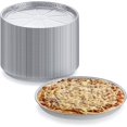 thumbnail image 1 of Pack of 25 Disposable Round Foil Pizza Pans – Durable Pizza Tray for Cookies, Cake, Focaccia and More – Size: 12-1/4" x 3/8", 1 of 1