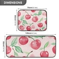 thumbnail image 3 of Watercolor Pink Cherry Kitchen Mat Set of 2 Cushioned Non Slip Rugs for Bedroom Floor Runner Mats, 3 of 7