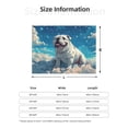 thumbnail image 2 of Throw Blanket for Couch - Starry Sky Cloud Bulldog Soft Comfy Lightweight Cozy Warm Throw Blanket, Fuzzy Plush Flannel Blanket & Throws for Sofa and Bed All Season, 2 of 8