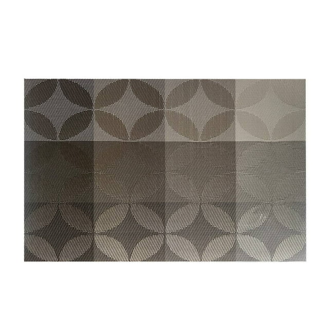 Mantel Individual Mainstays Rombos 30x45 cm Rectangular Gris