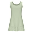 thumbnail image 4 of Tdoqot Womens Plus Size Dresses Sundress- Sleeveless Casual Flowy Summer Tank Midi Dresses Mint Green Size 5XL, 4 of 7