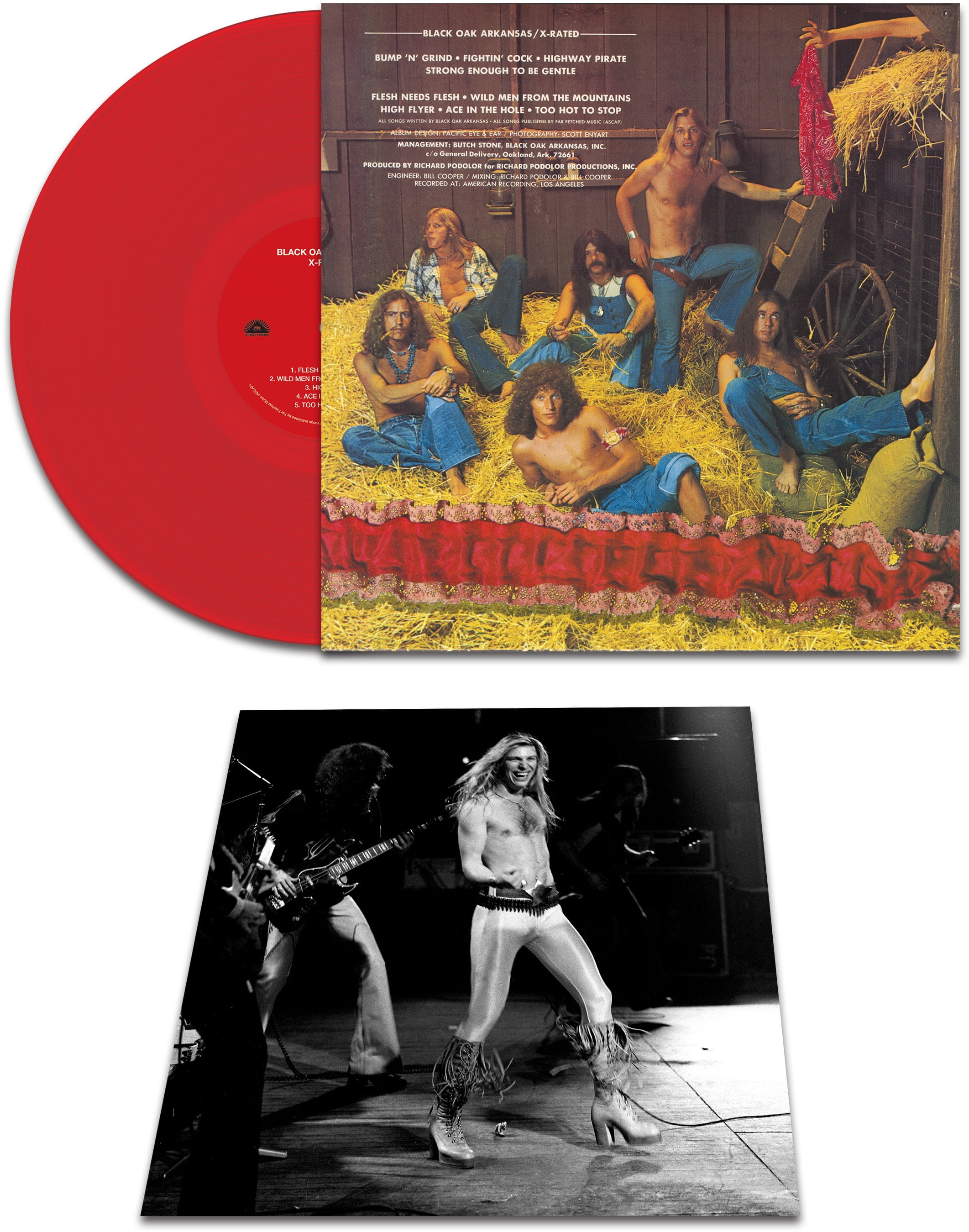 Black Oak Arkansas - X Rated - Red - Music & Performance - Vinyl