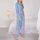 thumbnail image 3 of Fotbe Fantasy Gradient Conjunto de Pijama de Manga Larga para Mujer con Estampado, Ropa de Dormir de 2 Piezas, Conjunto de Casa Suave y Cómodo con Bolsillos-X-Large, 3 of 7