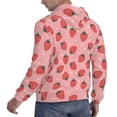 thumbnail image 6 of Goofa Strawberries for Men's Hooded Sweatshirt - Lightweight Pullover Hoodie with Kangaroo Pocket, Perfect for Everyday Wear-XX-Large, 6 of 7