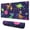 Space Dinosaurs Astr, variant on Long Mouse Pads for Desk,Tropical Dinosaur Pattern Desk Mats on Top Of Desks, Desk Mouse Pad Extra Large with 3mm Non-Slip Base and Stitched Edge for Gaming,Office,Work,Home 31.5"x11.8"