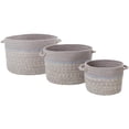 thumbnail image 2 of Rhody Rug CC48B014X010S 14 x 10 in. Casual Comfort Silvermist Banded Basket, 2 of 2