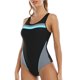 thumbnail image 2 of Traje de baño de una pieza, traje de baño deportivo sin espalda deportivo de una pieza para mujer Traje de baño de una pieza para mujer elaborado con cuidado, 2 of 5