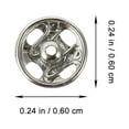 thumbnail image 7 of Raindrops Stainless Steel Sew-On Snap Buttons: 40Pcs 5mm, 7 of 7