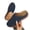 Navy, variant on Tbopshirt Slides with Arch Support for Women Dressy Wide Width Causal Closed Toe Wedge Heels Solid Color Trendy Casual Beach Vacation Summer Orthopedic Wedge Sandals
