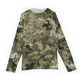 thumbnail image 5 of WTOBBY Men's Camouflage Hoodie, Street Style Loose Fit Sweatshirt with Kangaroo Pocket, Military Print Outdoor Comfort,Light Green XL, 5 of 6