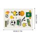 thumbnail image 3 of Mantel Individual con Temática de Fútbol, con Diseños de Balón, Trofeo y Portería: Mantel Antideslizante y Resistente Al Calor para Niños y Aficionados Al Deporte., 3 of 7