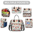 thumbnail image 2 of OBREWU Pioneer Flower Womens Lunch Box for Work,Insulated Large Pioneer Flower Lunch Bag for Women,Loncheras Para Mujer,Leakproof Adult Lunch Bag for Work,Beach,Travel,Picnic,Camping, 2 of 7