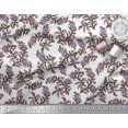 thumbnail image 3 of Soimoi Rayon Fabric Leaves & Floral Block Print Fabric by The Yard 56 Inch Wide, 3 of 3