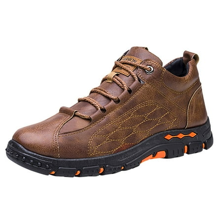 XDDST Comfortable Shoes for Men Lace Up Sports Shoes for Men Shoes Fashion Casual Shoes for Walking Leather Shoes