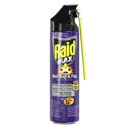 Raid Max Bed Bug & Flea Killer I, 17.5 oz
