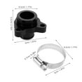 thumbnail image 2 of FENGGUIQU 1Pcs Stainless Steel Hose Clamp for Automotive Cooling System Fit, 2 of 6