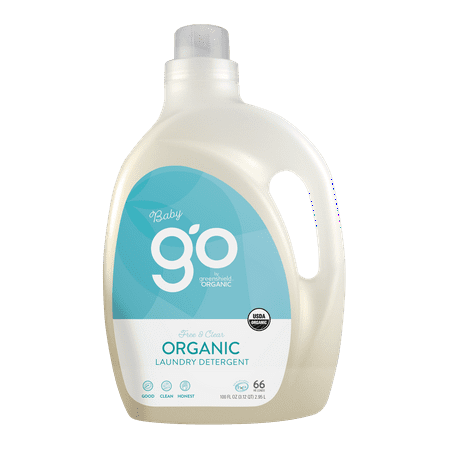 GO by greenshield organic Baby Laundry Detergent, 100 fl (Best Organic Laundry Detergent)