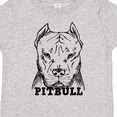 thumbnail image 4 of Inktastic Pitbull Sketch Portrait with Dog Breed Name Boys or Girls Toddler T-Shirt, 4 of 5