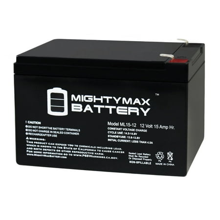 12V 15AH F2 Replacement Battery for Rollplay 12V Chevy