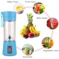 thumbnail image 4 of Smoothie Maker, Personal Blender Stand Mixer with 6 Stainless Steel Knives, Juicer USB Rechargeable and 380ML Capacity, Suitable for Families, Camping and Sports, 4 of 6