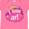 thumbnail image 4 of Inktastic Artist I Love Art Girls Baby Bodysuit, 4 of 5