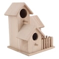 thumbnail image 4 of Casa de pájaros Nido Dox Casa de nido de madera Caja de pájaros Casa de pájaros de madera Decoración de jardín 1 Cola Casa de pájaros de madera, 4 of 8