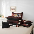 thumbnail image 5 of Manfei Vintage Film Bedding Comforter Set 7pcs for Kids, Cinema Tricket Time Queen Bedding Sets, Movie Theater Theme Reversible Queen Sheet Sets, Breathable Home Decor, 5 of 7