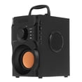 thumbnail image 1 of Reproductor de música Big Power Altavoz inalámbrico Bluetooth Subwoofer estéreo Reproductor de música con bajo pesado AUX IN Pantalla LCD Radio FM Ranura para tarjeta TF U Disco Reproducción de músic Irfora Reproductor de música, 1 of 7