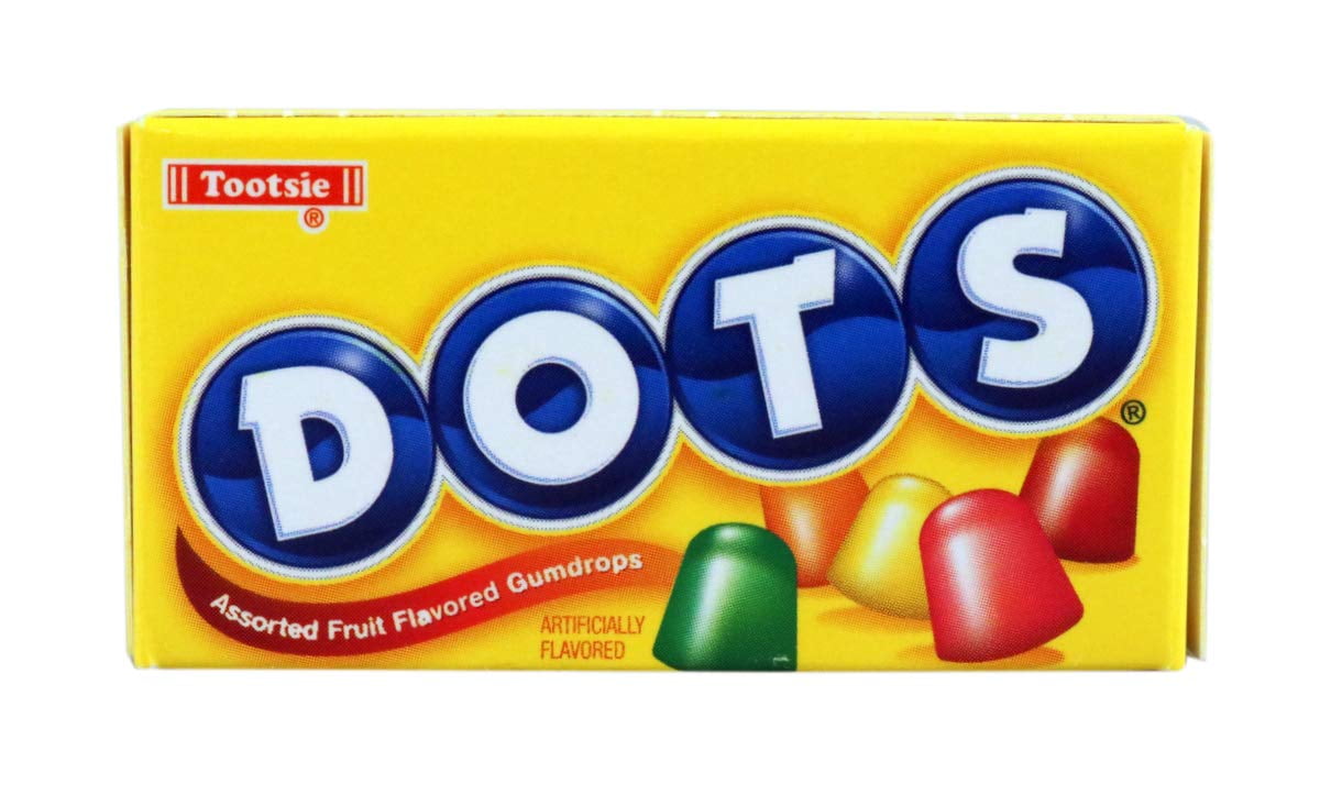 Dots Assorted Fruit Flavored Gumdrops 6.5 oz. Theater Box (Pack of 4