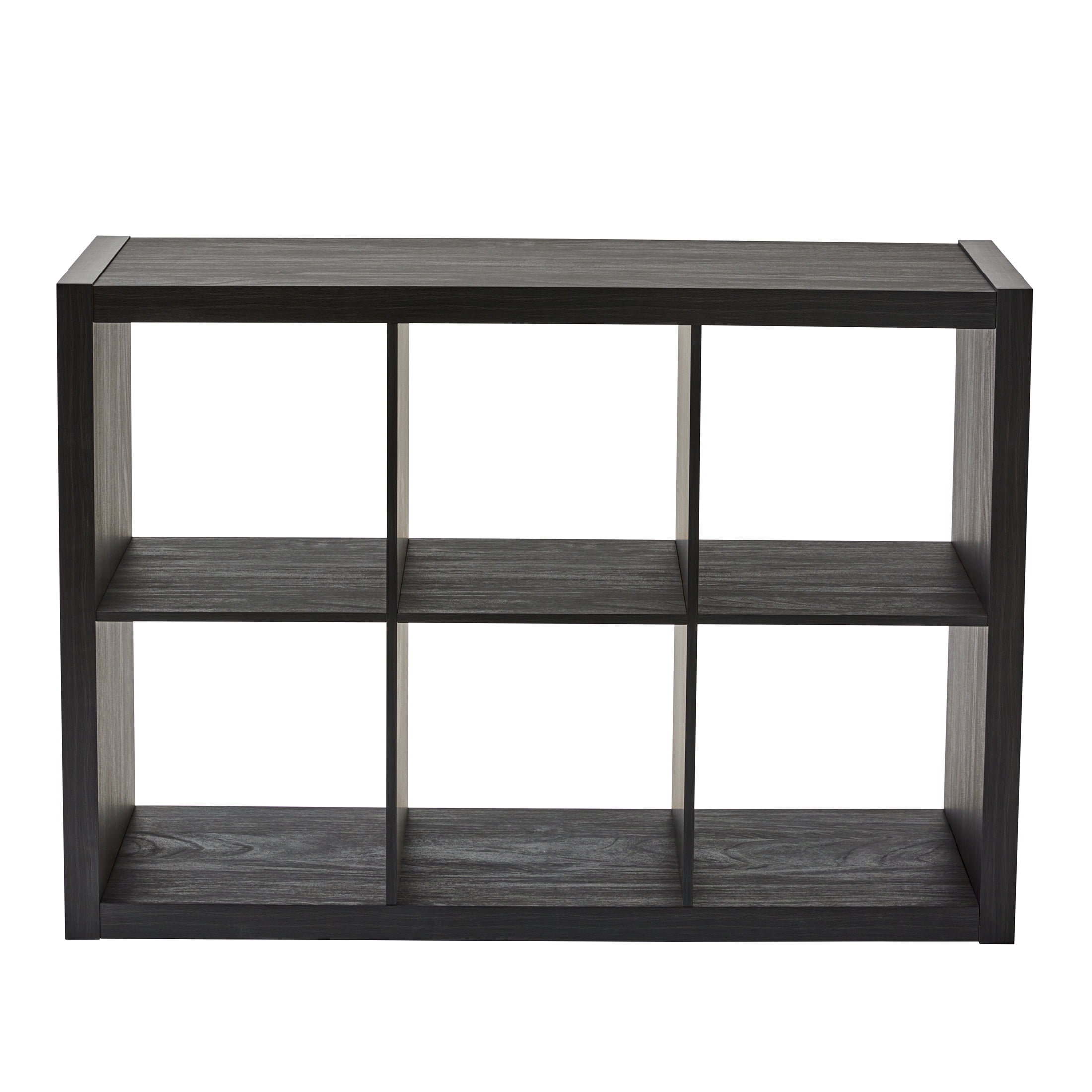 Better Homes & Gardens 6 Cube Storage Organizer, Charcoal