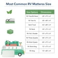thumbnail image 7 of Yiwa Mattress Topper(34" x 75"), 4inch Memory Foam Mattress Topper, RV Travel High-Density Bunk Mattress Topper, 7 of 7