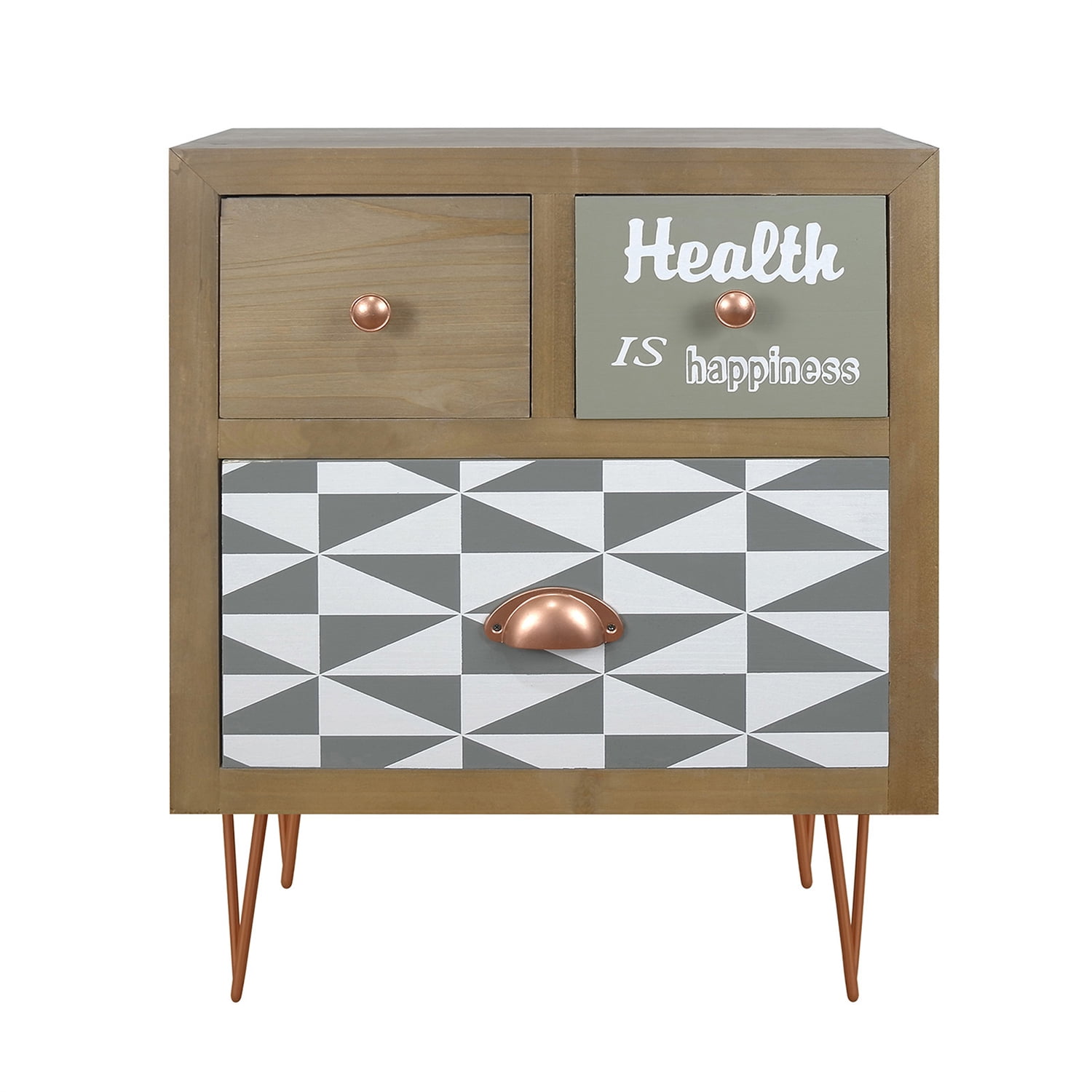 Kadyn 3 Drawers Wooden Nightstand, Storage Sofa Side Table, Modern Style Bedside Table for Living Room and Bedroom, Natural Kadyn 3 Drawers Wooden Nightstand, Storage Sofa Side Table, Modern Style Bedside Table for Living Room and Bedroom, Natural