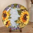 thumbnail image 4 of Primegos Item Display Rack Dish Tea Cake Display Stand Decorative Anti-skid Wooden Plate Holder Home Office Desktop Picture Frame Photo Stand, 4 of 8