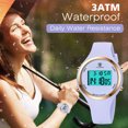 thumbnail image 6 of Watches for Women,Digital Watch Womens Outdoor Sport Watch with Alarm/Stopwatch/Chronograph/Back Light, Christmas Gifts for Women, 6 of 9