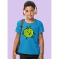 thumbnail image 2 of Cute Apple Character  T-Shirt Juniors -Image by Shutterstock,  x-Large, 2 of 4