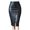 00-Black561, variant on Wxolcjlv Leather Bodycon Midi Skirt for Women High Waist Back Slit Stretch Skirt