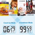 thumbnail image 3 of Betus Digital Kitchen Timer - Big Digits, Simple Operation and Loud Alarm - Magnetic Backing or Table Stand - Stopwatch Count Up and Down for Cooking Baking Sports Games Office, 3 of 7